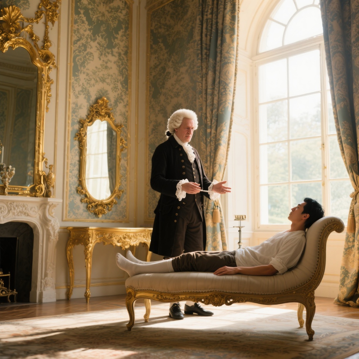 Mesmer et séance de magnétisme